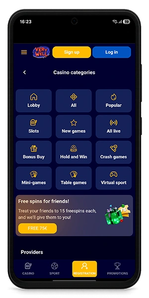 VeryWell Casino Games