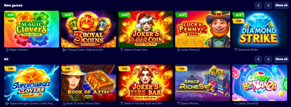 VeryWell Casino Bonus Types